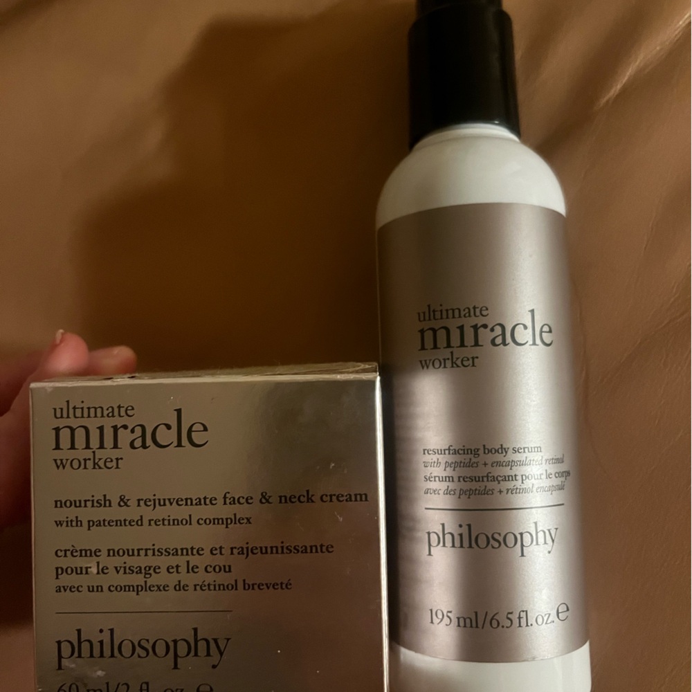 Philosophy Ultimate Miracle Worker Cream and Resurfacing Body Cream